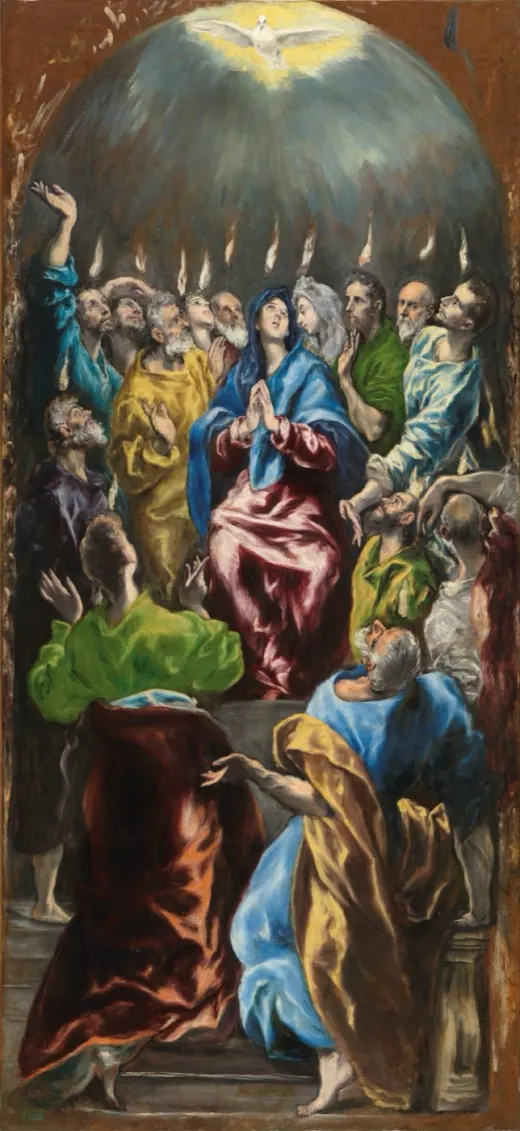 The Pentecost, a painting by El Greco